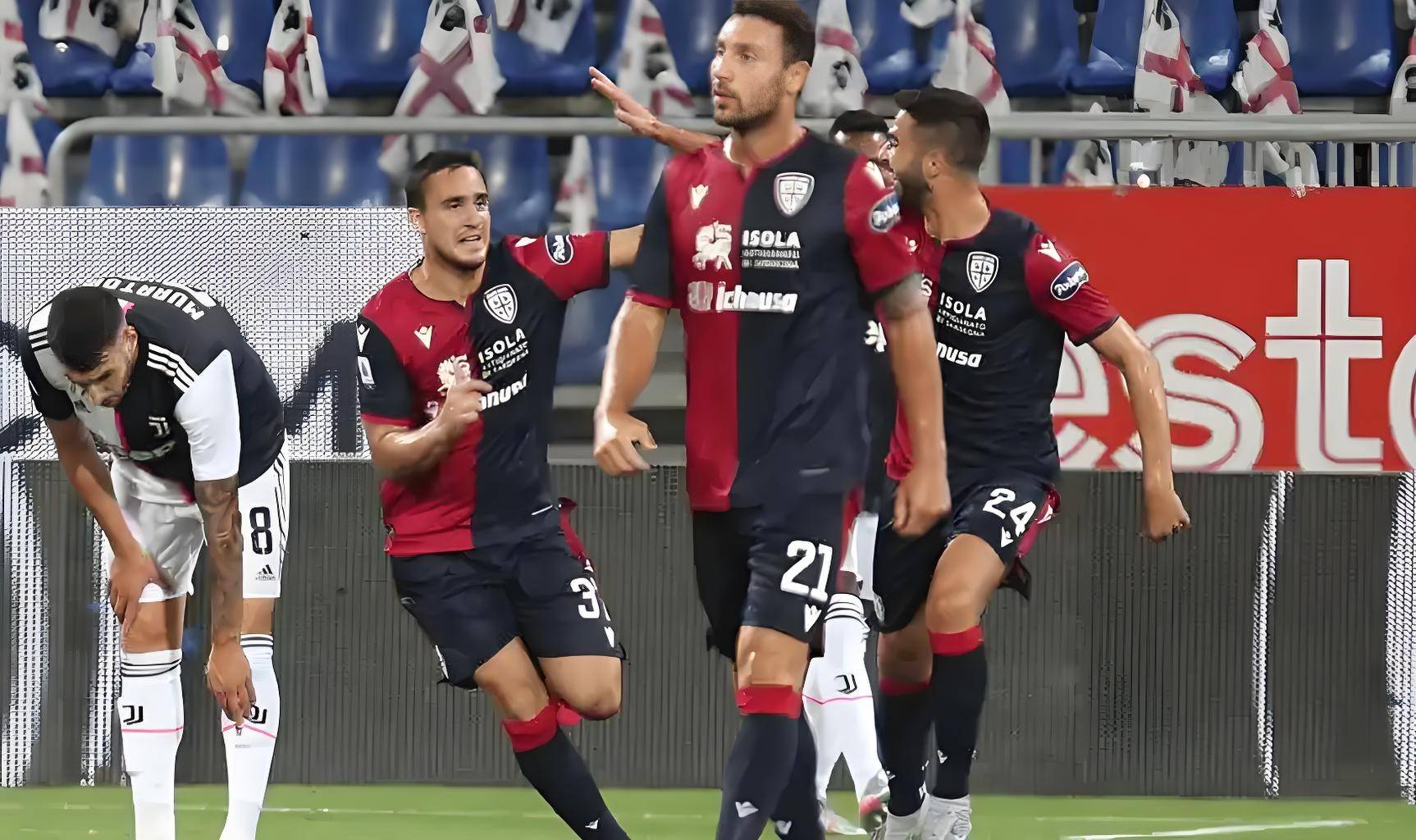 卡利亚里在客场力克尤文图斯获胜 卡利亚里在客场力克尤文图斯获胜